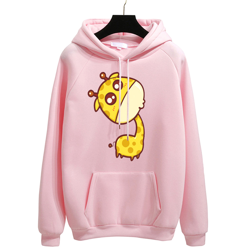 Cartoon Giraffe Hoodies
