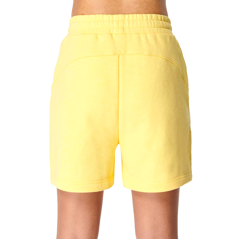 Yellow Fleece Shorts
